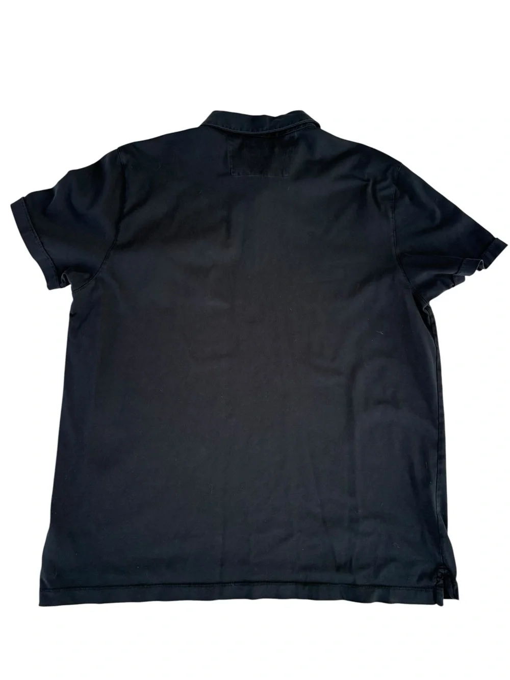 Banana Republic Fitted Pima Polo Shirt Men’s XL Black Short Sleeve Cotton